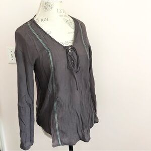 Lush Grey Boho Tunic